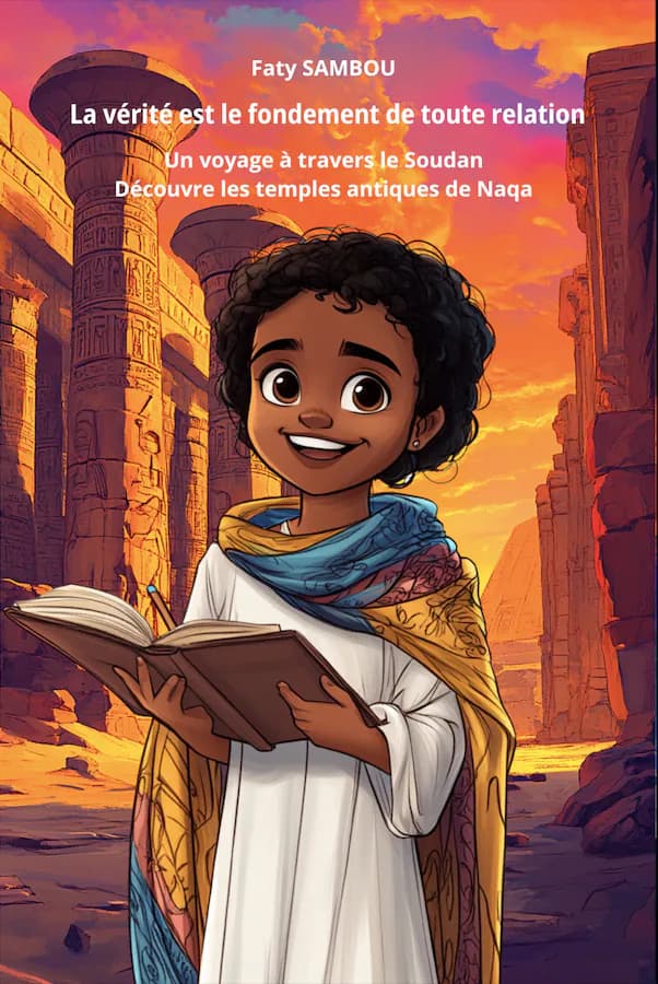 Cover of the children's book La vérité est le fondement de toute relation, inspired by Sudan