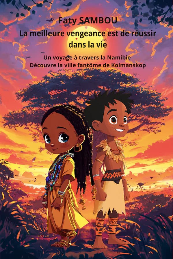 Couverture du livre jeunesse La meilleure vengeance est de réussir dans la vie, inspiré de Namibie
