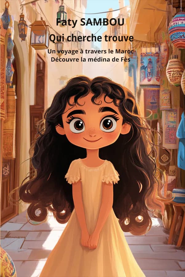 Couverture du livre jeunesse Qui cherche trouve, inspiré de Maroc