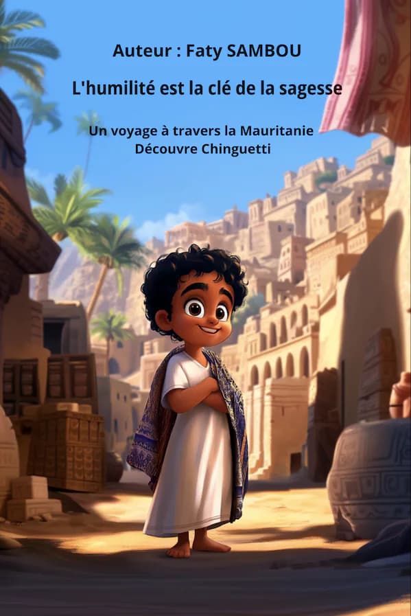 Couverture du livre jeunesse L'humilité est la clé de la sagesse, inspiré de Mauritanie